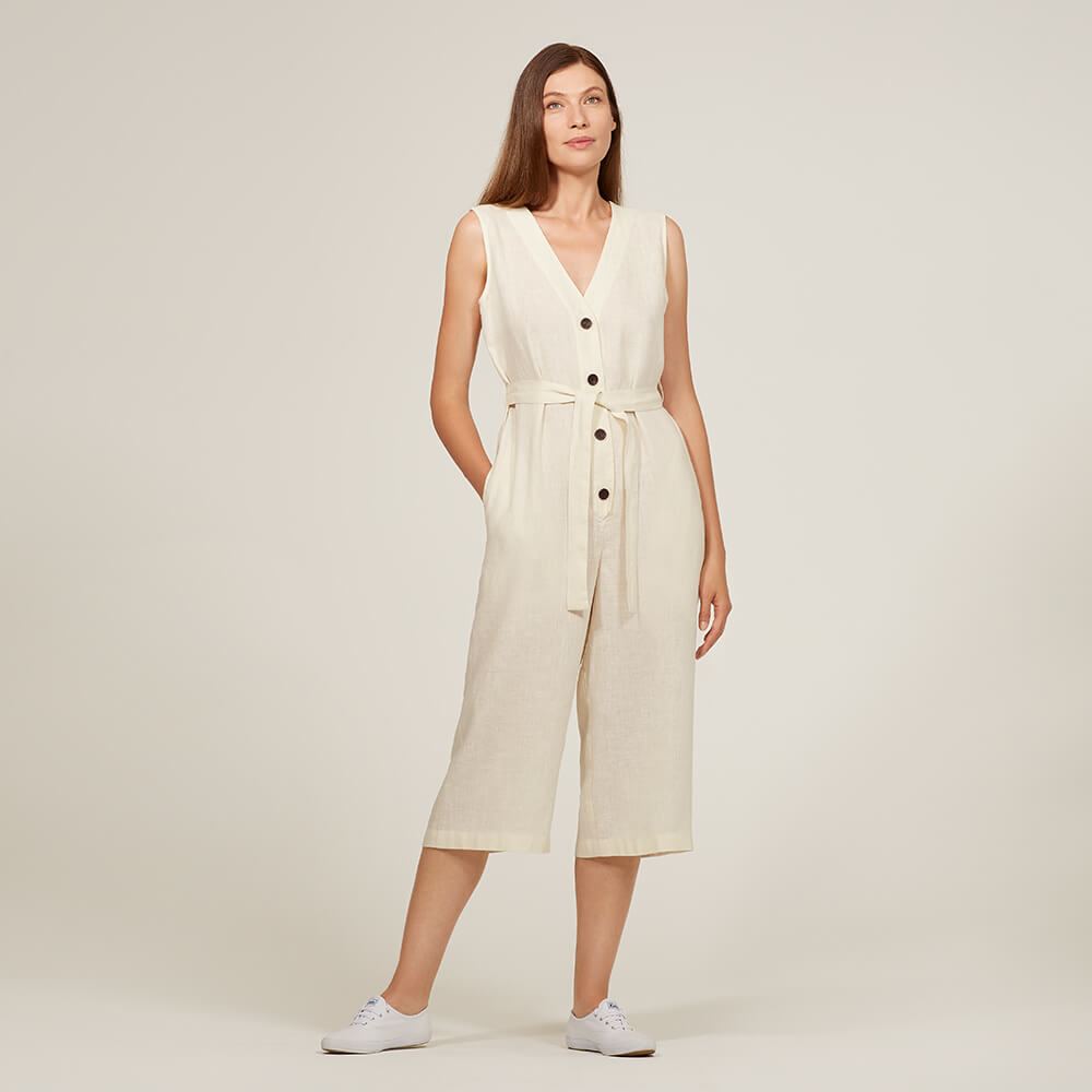 Gia — Linen Jumpsuits, Type - Premium Paper, Single Size - 2 to 8