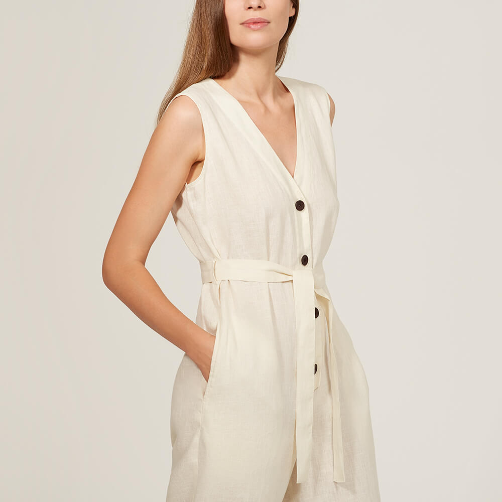 Gia — Linen Jumpsuits, Type - Premium Paper, Single Size - 2 to 8