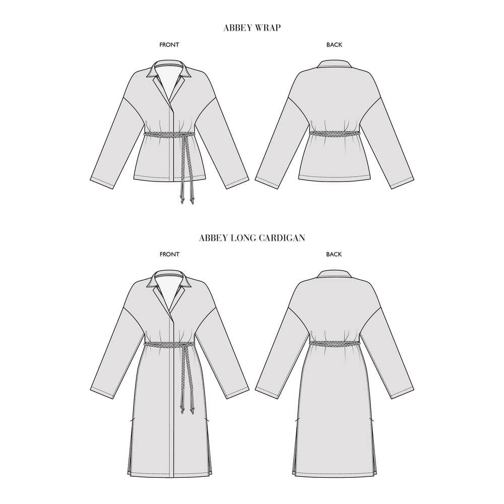 Abbey — Linen Wraps, Cardigans, Pants, Capris and Shorts, Type - Premium Paper, Single Size - 10 to 16