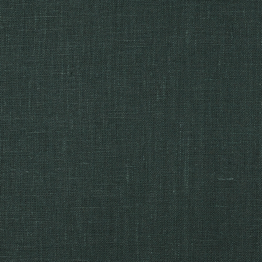 4C22 Rustic  Emerald 100% Linen Fabric