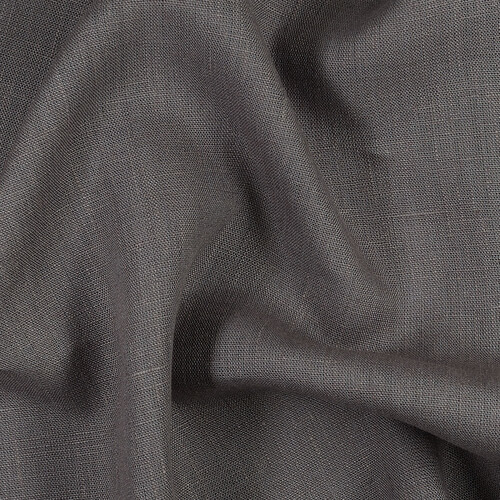 4C22 Rustic  Asphalt 100% Linen Wholesale Fabric by the Bolt