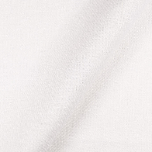 1C64 Luxury 100% Linen Fabric Optic White Softened