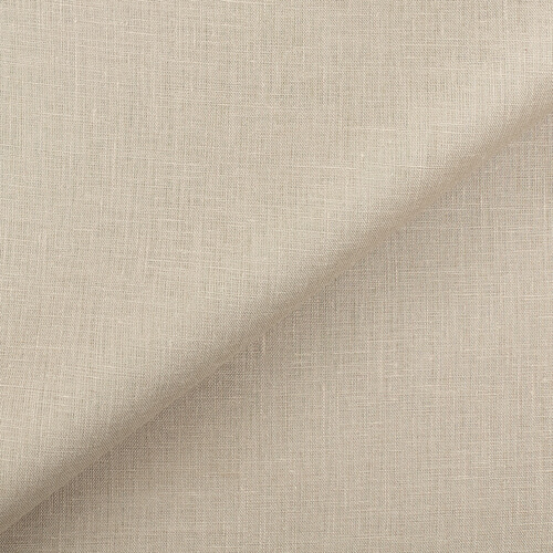 IL020 Handkerchief 100% Linen Fabric Mushroom Softened