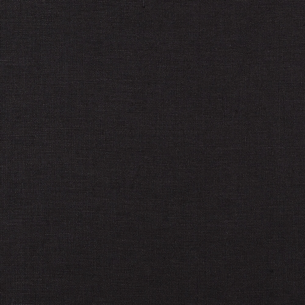 1C64 Luxury Black 100% Linen Fabric