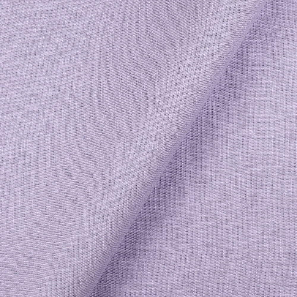 IL020 Handkerchief 100% Linen Fabric Silver Lilac Softened