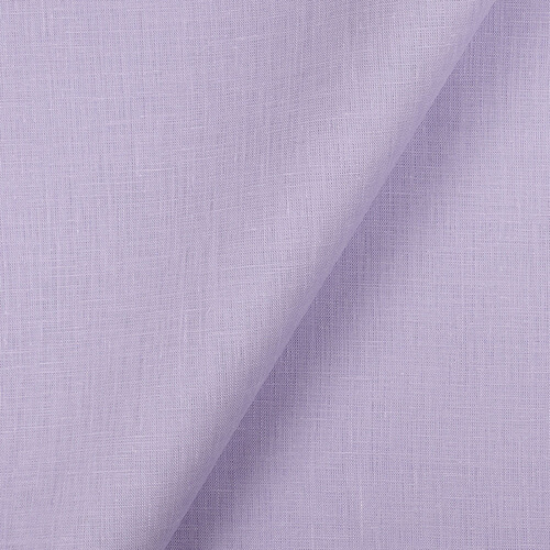 IL020 Handkerchief 100% Linen Fabric Silver Lilac Softened