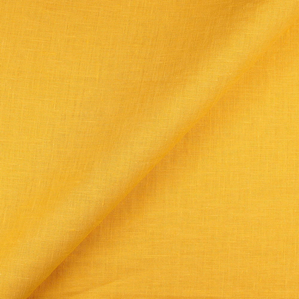 IL019 All-purpose 100% Linen Fabric Egyptian Yellow Fs Signature Finish