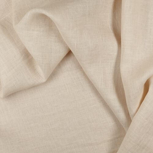 IL019 All-purpose Parchment 100% Linen Wholesale Fabric by the Bolt
