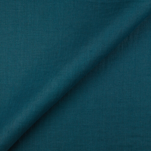 IL019 All-purpose 100% Linen Fabric Moroccan Blue Fs Signature Finish