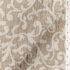 IL002 Textured Jacquard Ivory-natural - Scrolls 100% Linen Fabric