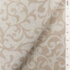 IL002 Textured Jacquard Ivory-natural - Scrolls 100% Linen Fabric