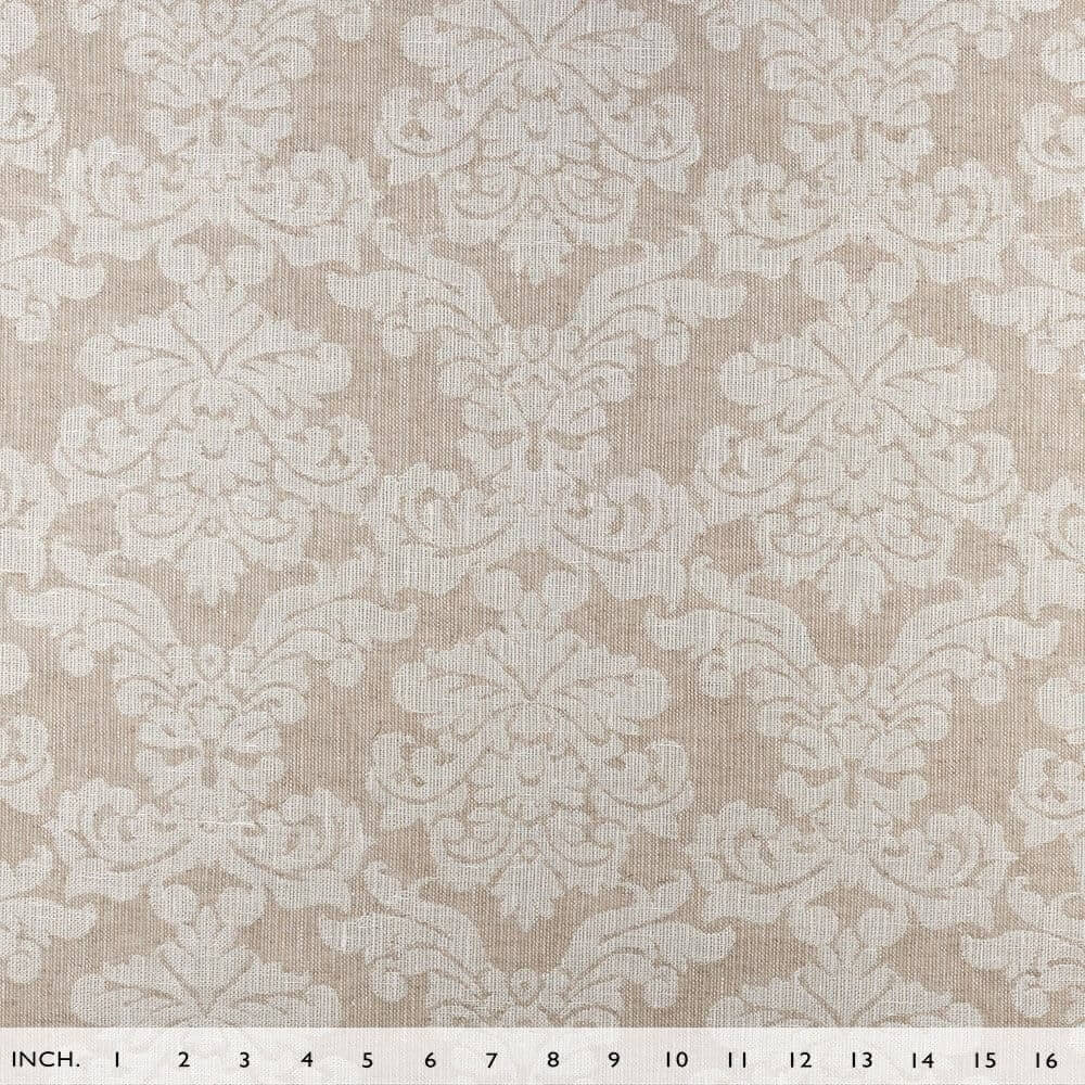 IL002 Textured Jacquard 100% Linen Fabric Ivory-natural - Royal Crest