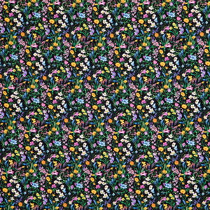 IC012  Mary  BLACK / MLT  Softened - 100% Cotton - Light (3.4 oz/yd<sup>2</sup>)