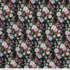 IC012 Poplin Black / Mlt Miranda   100% Cotton Fabric