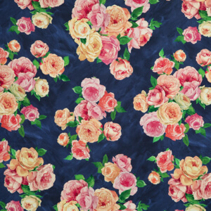 IC012  Patricia  MIDNIGHT BLUE / MLT  Softened - 100% Cotton - Light (3.4 oz/yd<sup>2</sup>)