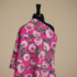 IC012 Poplin Raspberry Rose / Mlt Susan 100% Cotton Fabric