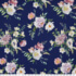 IC012 Poplin True Navy / Mlt Amelia 100% Cotton Discount Fabric