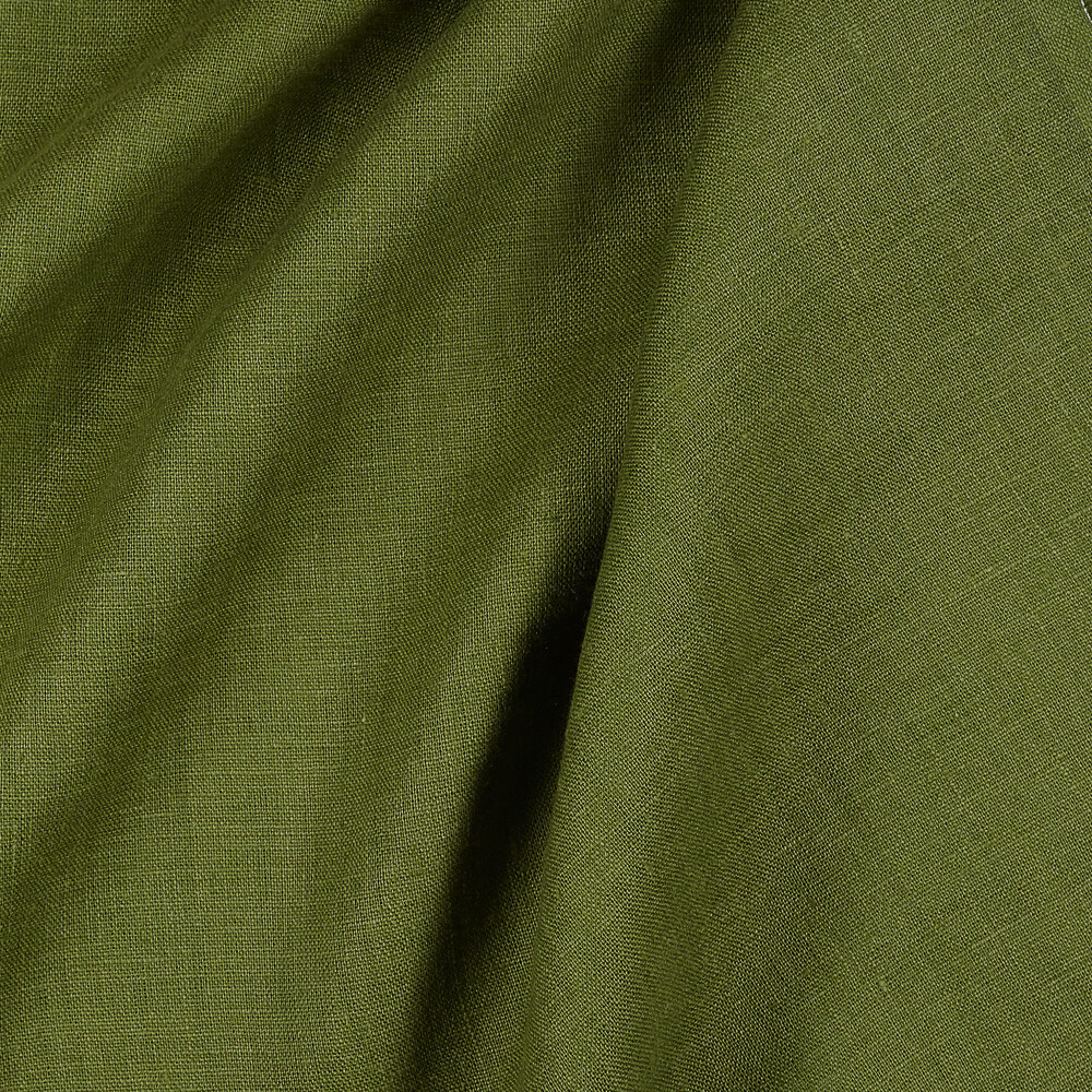 IL019 All-purpose Cedar Green 100% Linen Fabric