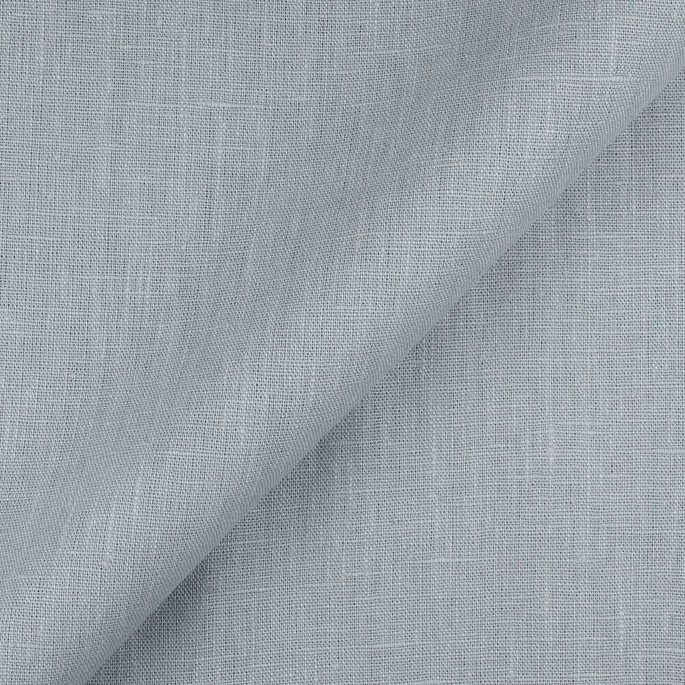 IL090 Canvas 100% Linen Fabric Blue Quartz Fs Premier Finish
