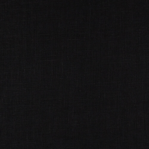 IL090 Canvas 100% Linen Fabric Black Fs Premier Finish