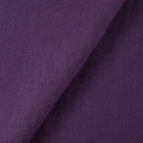 IL019 All-purpose Royal Purple 100% Linen Wholesale Fabric by the Bolt