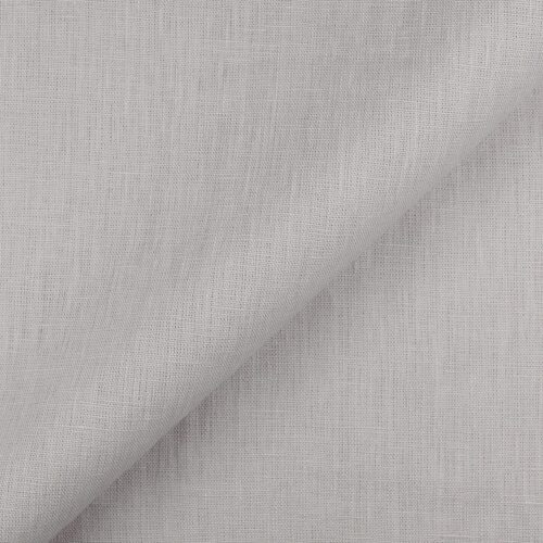 4C22 Rustic  100% Linen Fabric Grey Pearl Fs Premier Finish