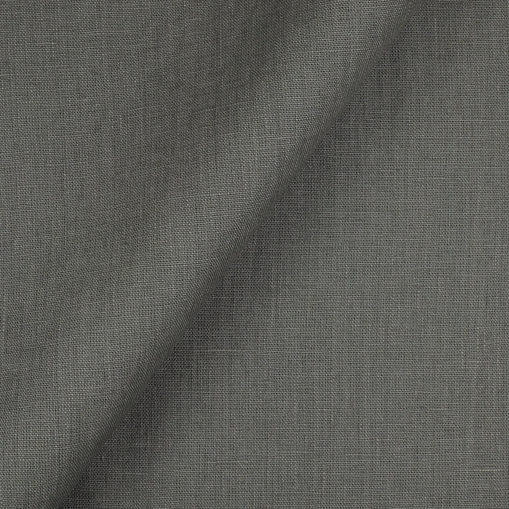4C22 Rustic  100% Linen Fabric Laurel Leaf Fs Premier Finish