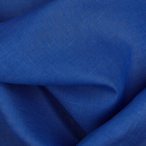 IL019 All-purpose 100% Linen Fabric Bright Cobalt Fs Signature Finish