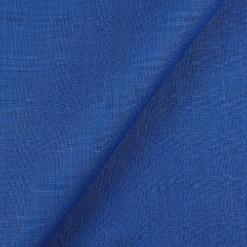 IL019 All-purpose 100% Linen Fabric Bright Cobalt Fs Signature Finish