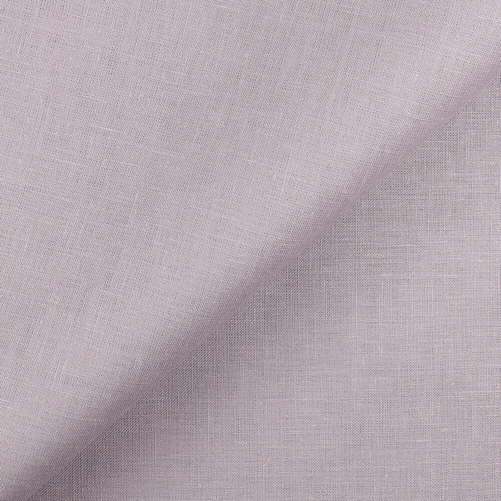 1C64 Luxury 100% Linen Fabric French Lilac Softened