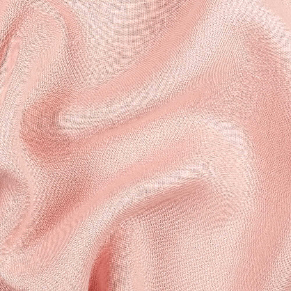 IL020 Handkerchief 100% Linen Fabric Power Pink Softened