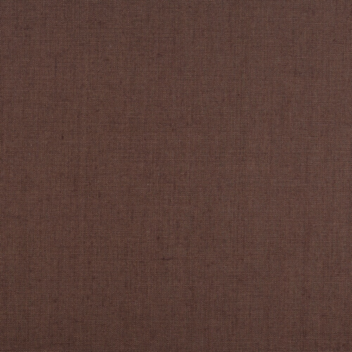 IL019 All-purpose 100% Linen Fabric Chocolate Fs Signature Finish