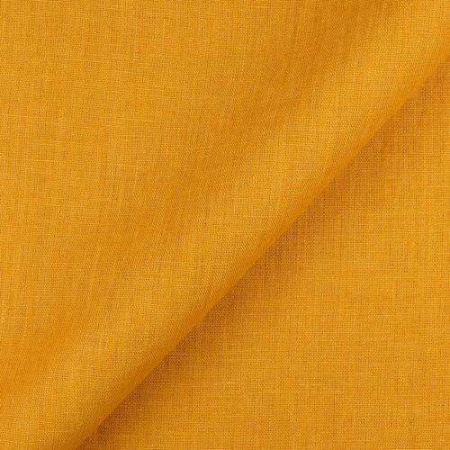 4C22 Rustic  100% Linen Fabric Autumn Gold Fs Premier Finish