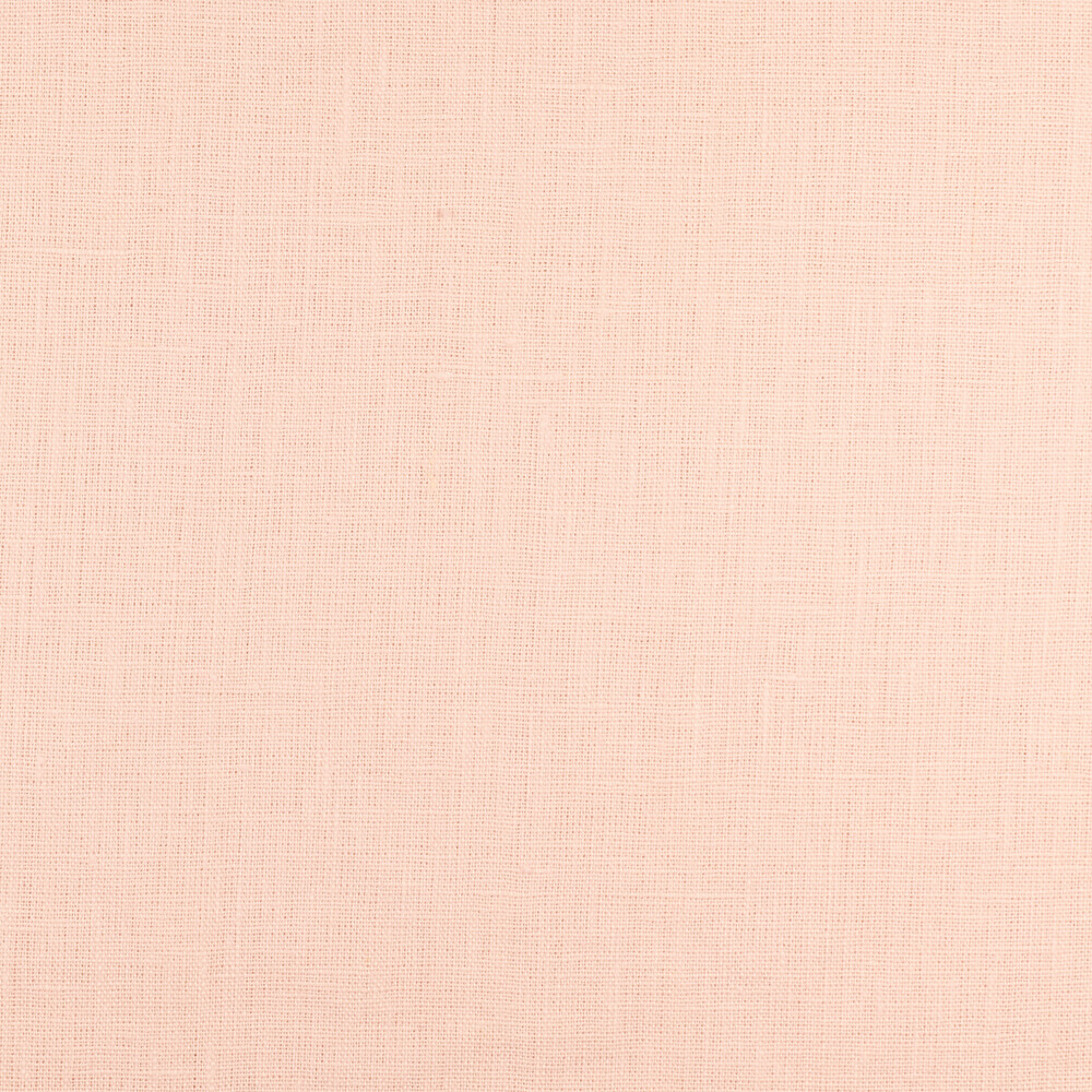 4C22 Rustic  100% Linen Fabric Soft Pink Fs Premier Finish