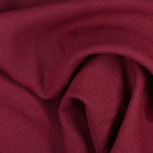 4C22 Rustic  100% Linen Fabric Dulse Fs Premier Finish