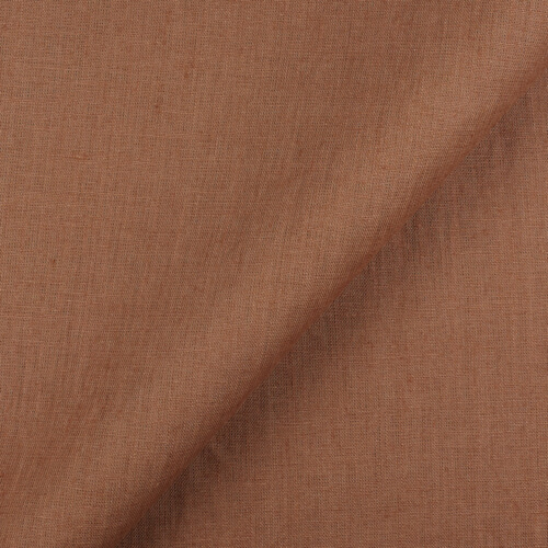 IL019 All-purpose 100% Linen Fabric Cognac Fs Signature Finish