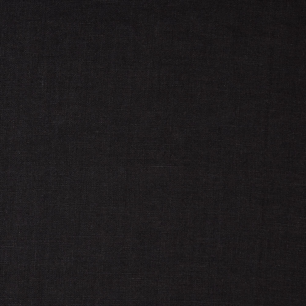 IL019 All-purpose 100% Linen Fabric Black Fs Signature Finish