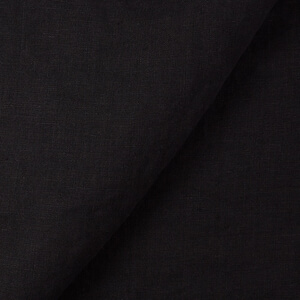 IL019    BLACK  FS Signature Finish - 100% Linen - Medium (5.3 oz/yd<sup>2</sup>)