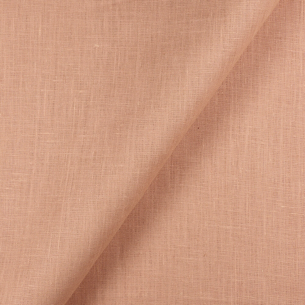 IL019 All-purpose 100% Linen Fabric Mahogany Rose Fs Signature Finish