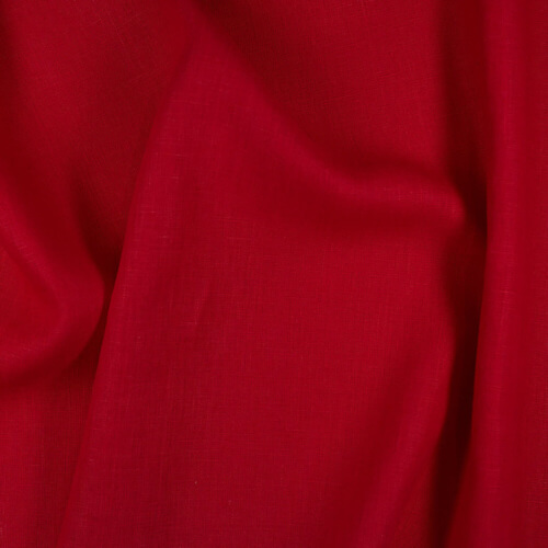 4C22 Rustic  Cherry 100% Linen Wholesale Fabric by the Bolt