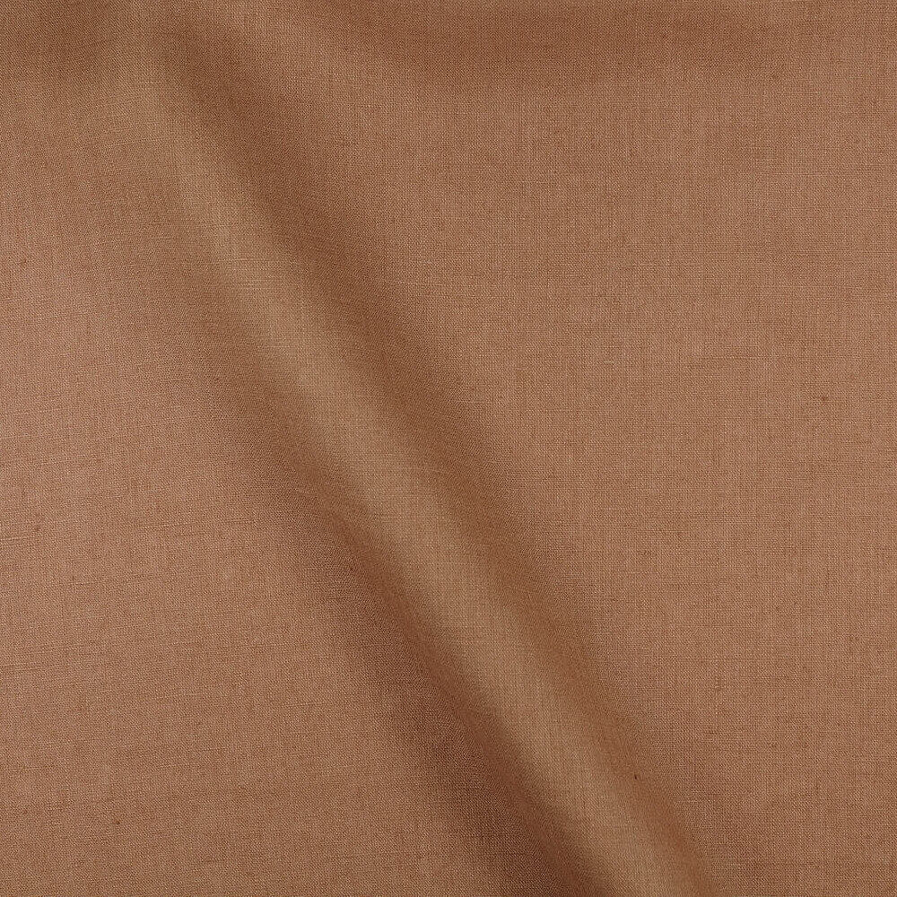 IL019 All-purpose 100% Linen Fabric Mocha Mousse Fs Signature Finish