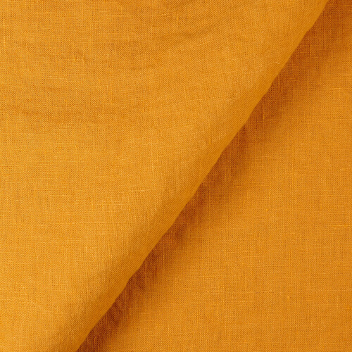 IL019 All-purpose Autumn Gold 100% Linen Wholesale Fabric by the Bolt