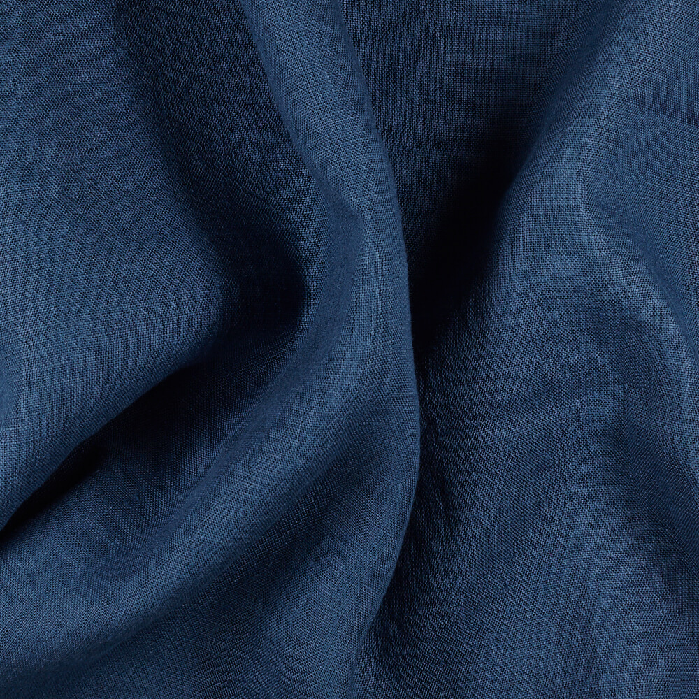 IL019 All-purpose 100% Linen Fabric Blue Bonnet Fs Signature Finish