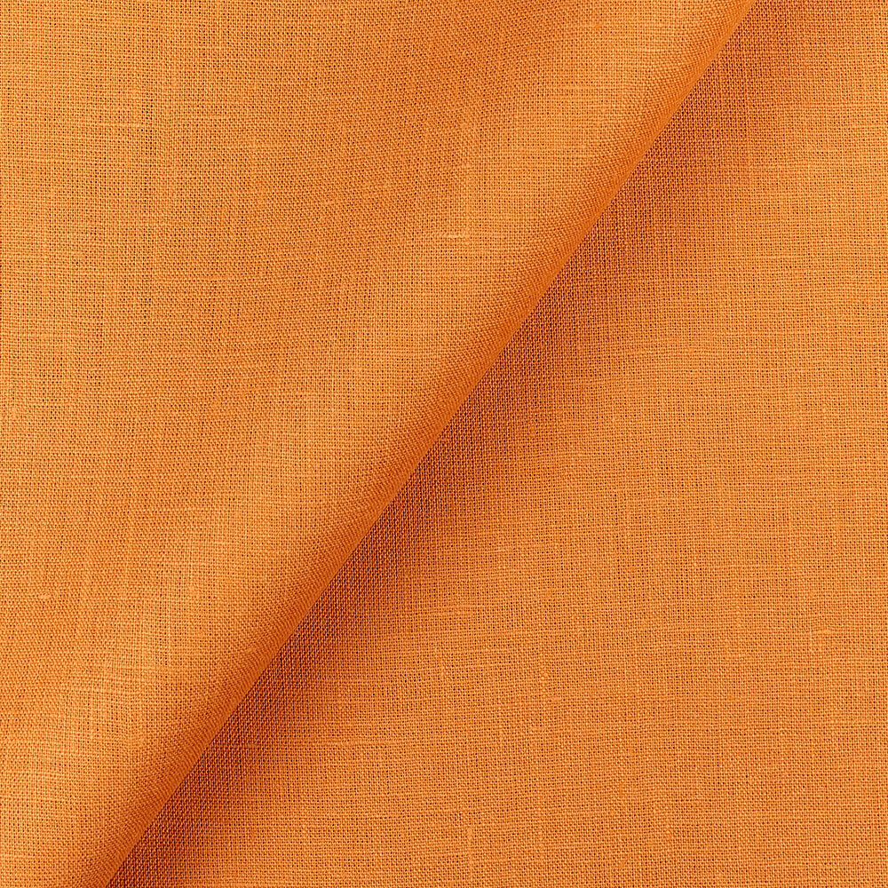 Fabric IL019 All-purpose 100% Linen Fabric Apricot Softened