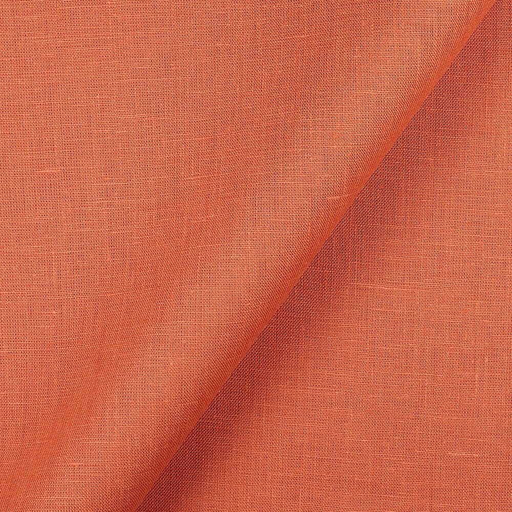 IL019 All-purpose 100% Linen Fabric Sanguine Softened