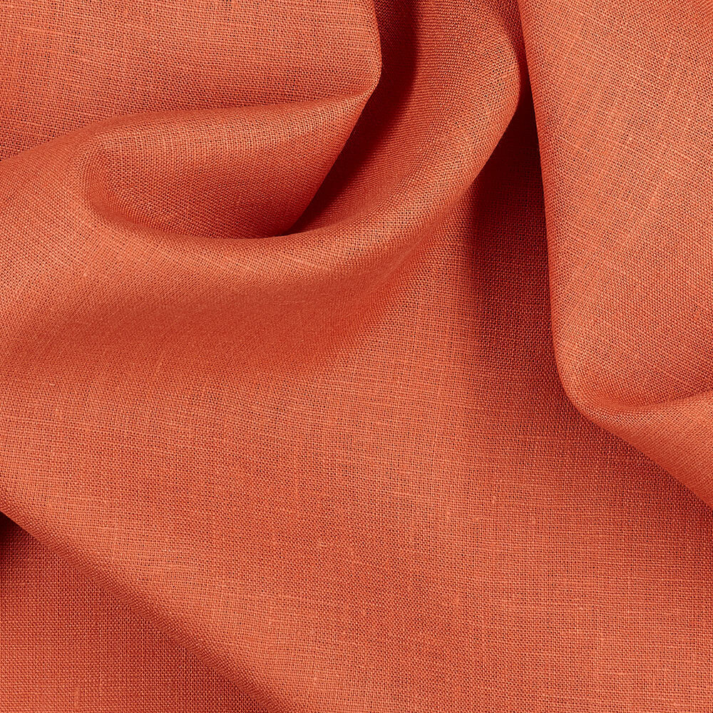 IL019 All-purpose 100% Linen Fabric Sanguine Softened
