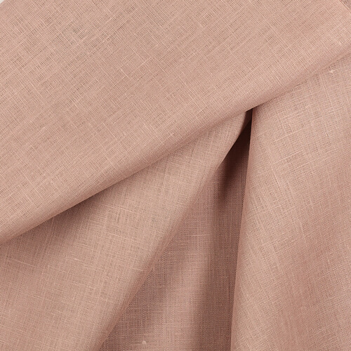 IL020 Handkerchief 100% Linen Fabric Shadow Grey Softened