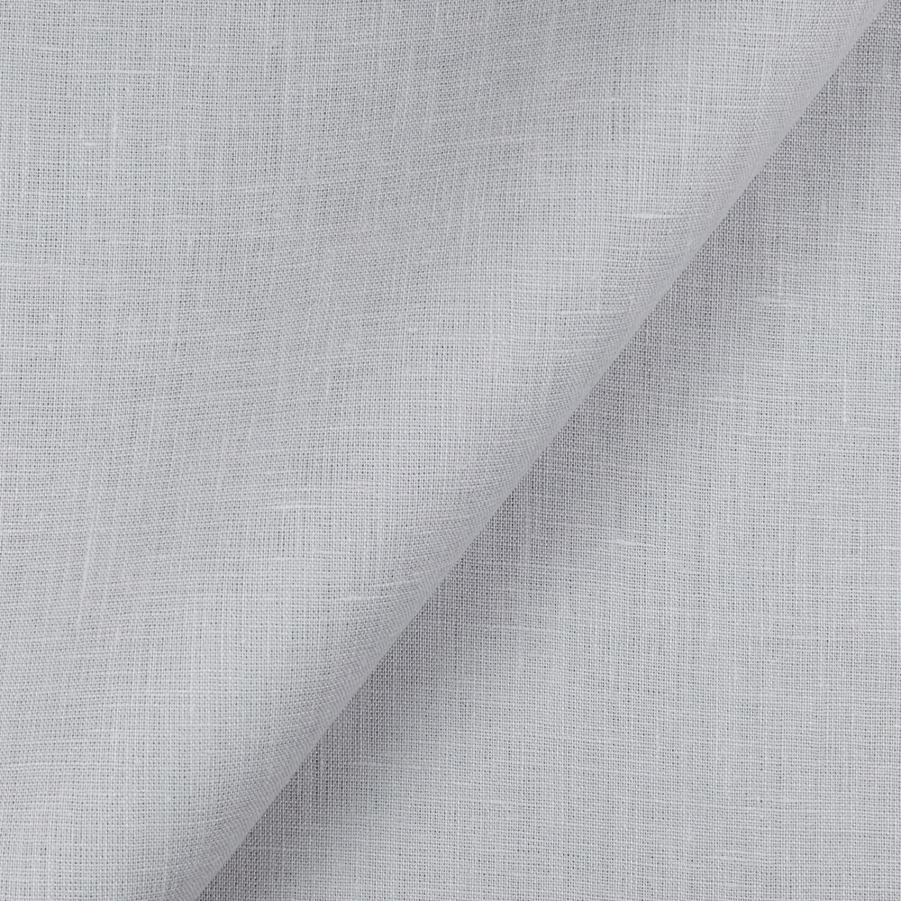 IL019 All-purpose 100% Linen Fabric Silver Softened