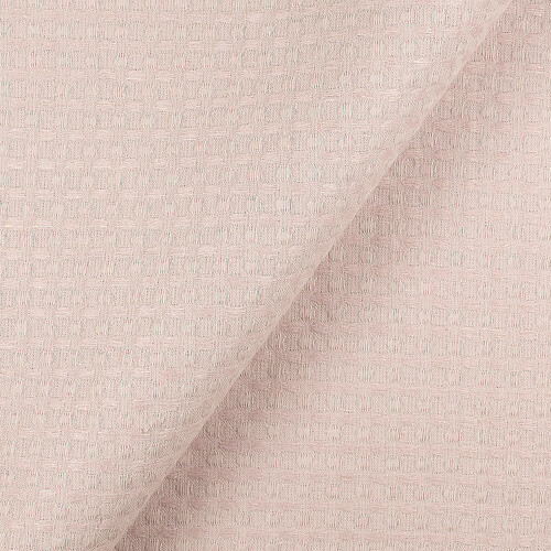 IS010 Waffle 54% Linen / 46% Cotton Fabric Orchid Tint Softened