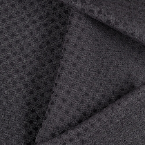 IS010 Waffle 54% Linen / 46% Cotton Fabric Nine Iron Softened